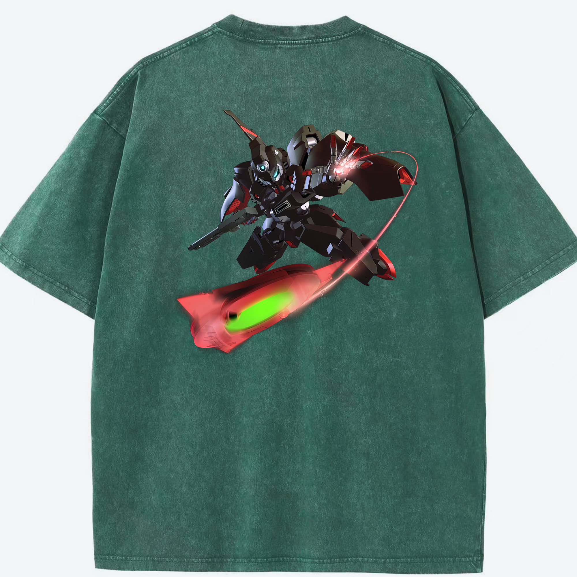 （画像用） 機動戦士ガンダム Mobile Suit Gundam 綿100% ヴィンテージ風 半袖Tシャツ（背面プリント）